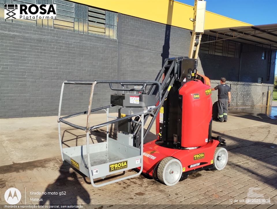 Plataforma Aérea (Elevatória) Manitou 100 VJR
