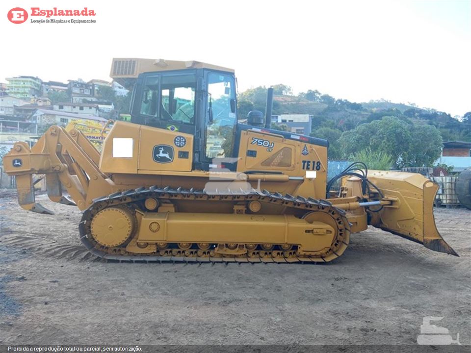 Trator de Esteira John Deere 750J