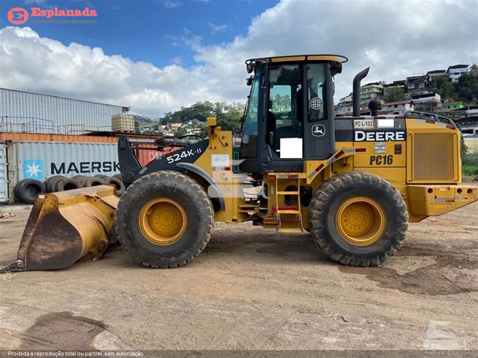 Pá Carregadeira John Deere 524K