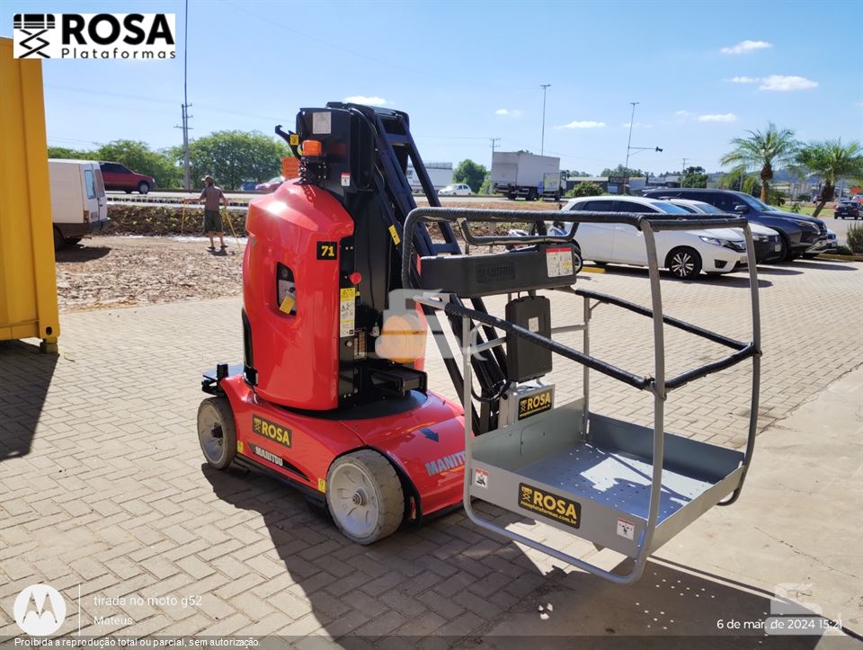 Plataforma Aérea (Elevatória) Manitou 100 VJR