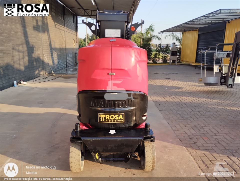 Plataforma Aérea (Elevatória) Manitou 100 VJR