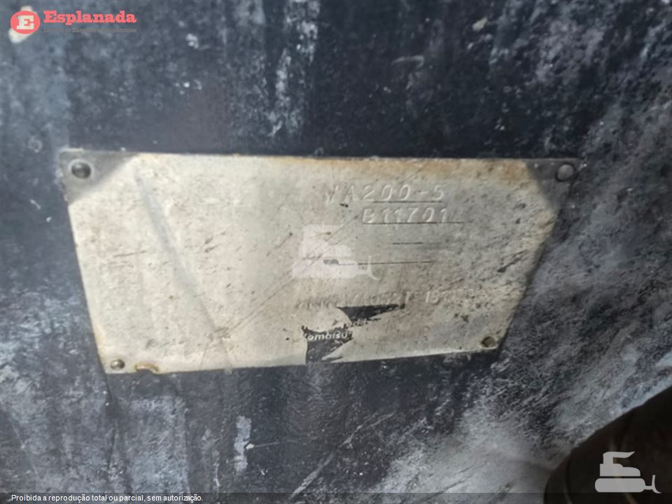 Pá Carregadeira Komatsu WA200