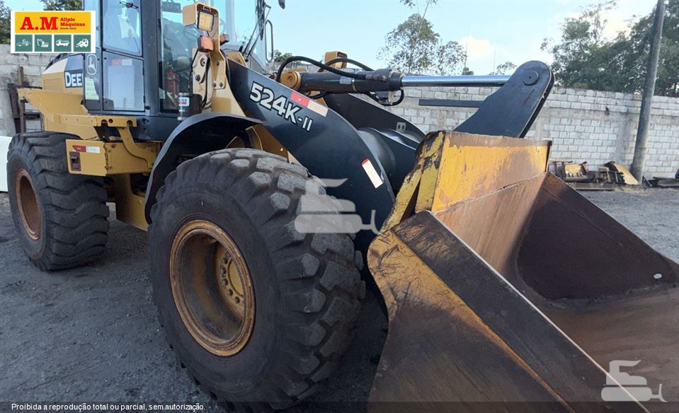 Pá Carregadeira John Deere 524K