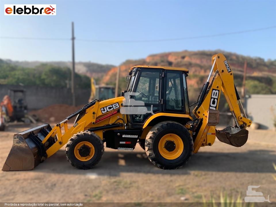 Retro Escavadeira JCB 3CX