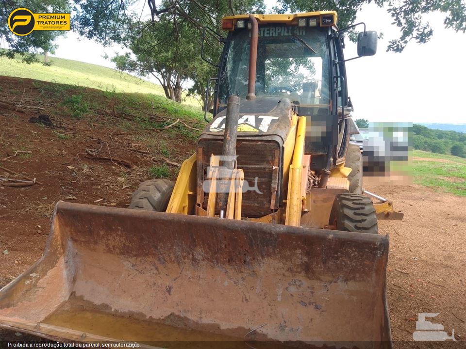 Retro Escavadeira Caterpillar 416E
