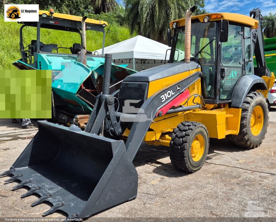 Retro Escavadeira John Deere 310L
