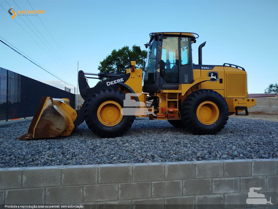 Pá Carregadeira John Deere 524K-II