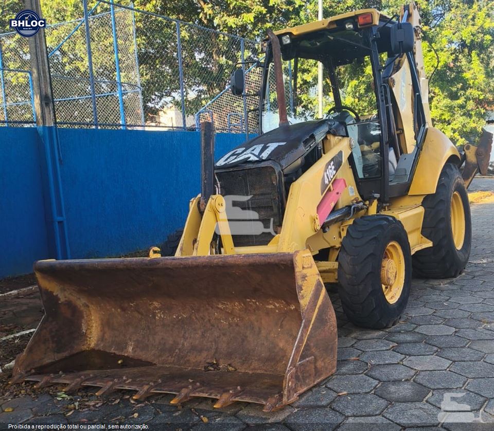 Retro Escavadeira Caterpillar 416E