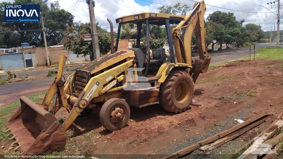Retro Escavadeira Caterpillar 416C