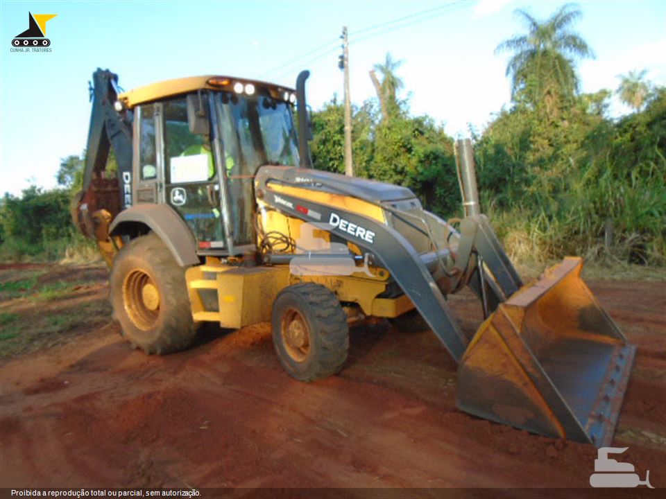 Retro Escavadeira John Deere 310P