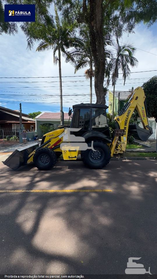 Retro Escavadeira New Holland B95B