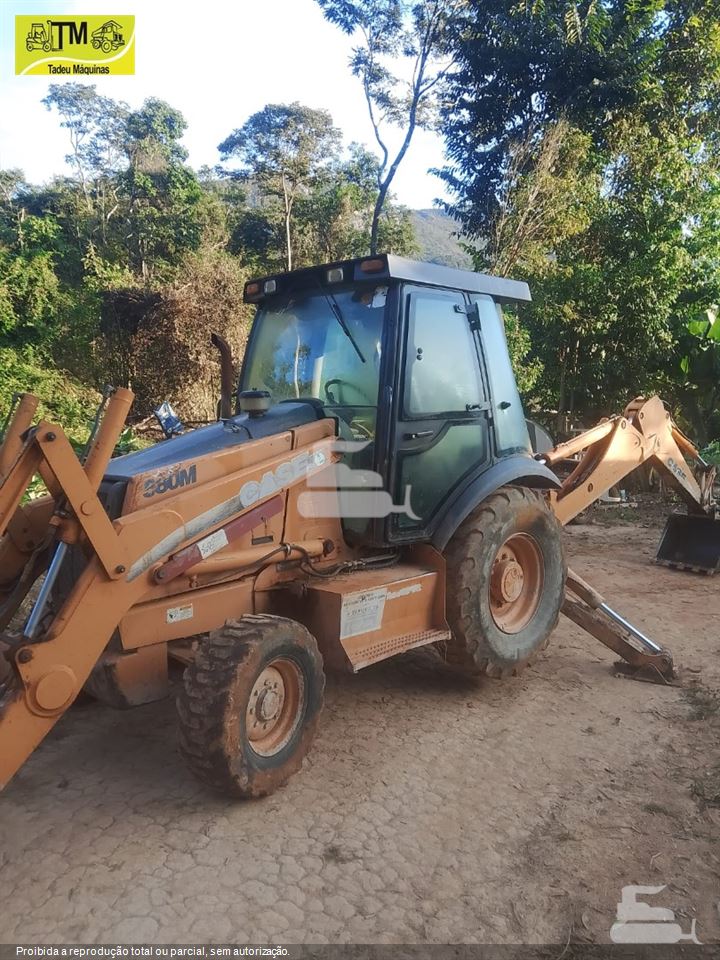 Retro Escavadeira Case 580M