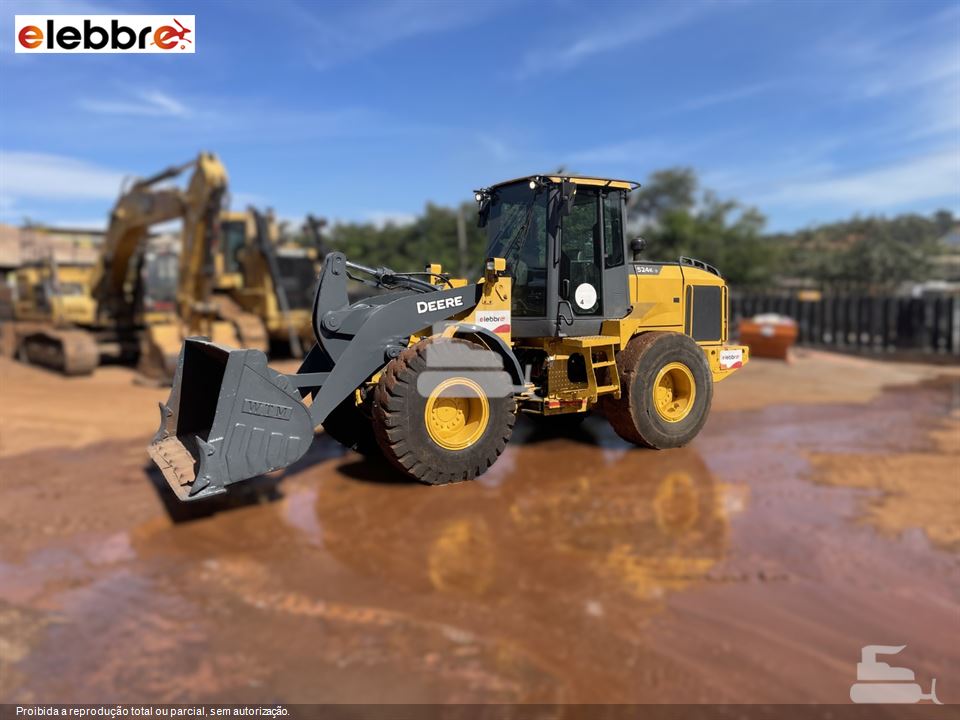 Pá Carregadeira John Deere 524K