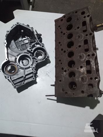 Cabeçote e tampa lateral do motor chibauro Mini carregadeira case