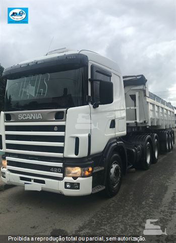 Caminhão Scania R-124 GA 420 6x4 NZ 2p (diesel)