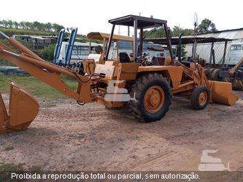 Retro Escavadeira Case 580H