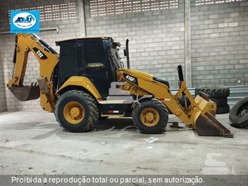 Retro Escavadeira Caterpillar 416F2