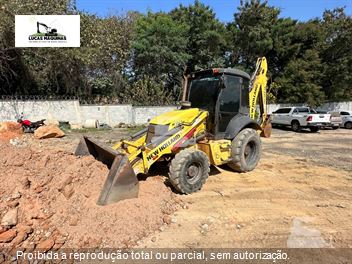Retro Escavadeira New Holland B110B