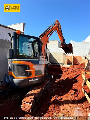 Mini-Escavadeira Doosan DX35Z