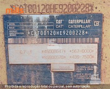 Motoniveladora Caterpillar 120