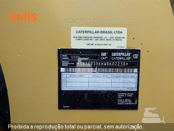 Pá Carregadeira Caterpillar 938K Sugarcane Handler