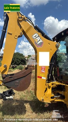 Retro Escavadeira Caterpillar 416