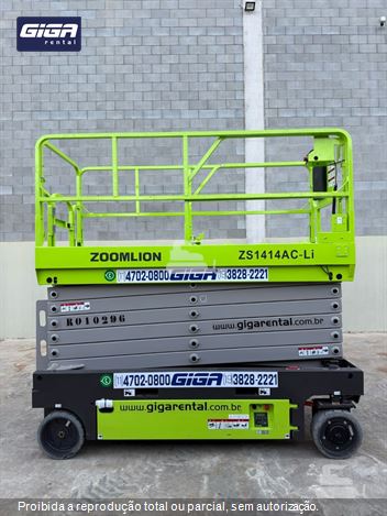Plataforma Aérea (Elevatória) Zoomlion ZS1414AC Li