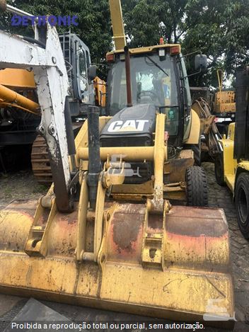 Retro Escavadeira Caterpillar 416E