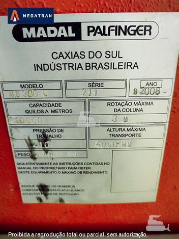 Guindaste Madal MD 300L