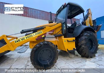 Retro Escavadeira New Holland B90B