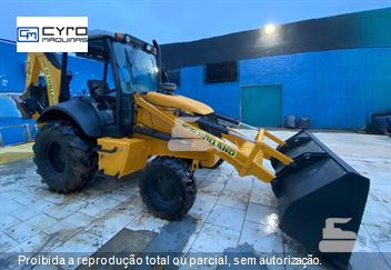 Retro Escavadeira New Holland B90B