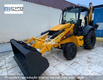 Retro Escavadeira New Holland B90B