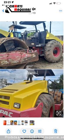 Rolo Compactador Dynapac CA250