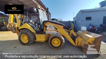Retro Escavadeira Caterpillar 416E