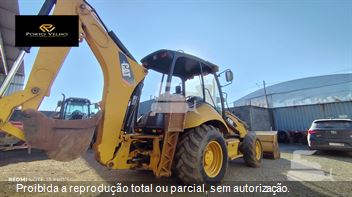 Retro Escavadeira Caterpillar 416E