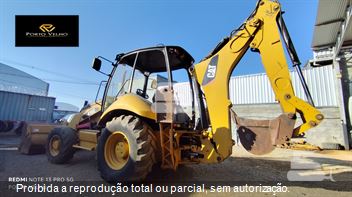 Retro Escavadeira Caterpillar 416E
