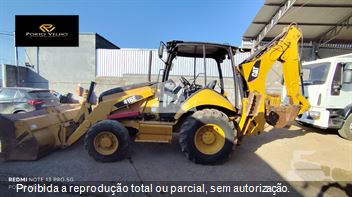 Retro Escavadeira Caterpillar 416E