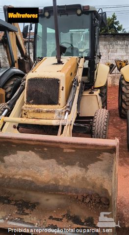 Retro Escavadeira New Holland LB90