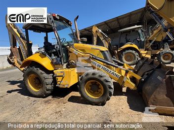 Retro Escavadeira New Holland B90B