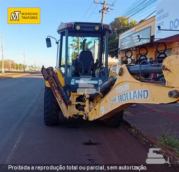 Retro Escavadeira New Holland B90B