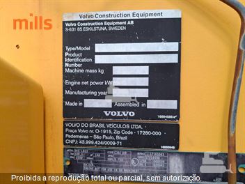 Pá Carregadeira Volvo L70F