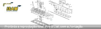 20855301 - Cabeçote do motor VOLVO, novo sem uso.