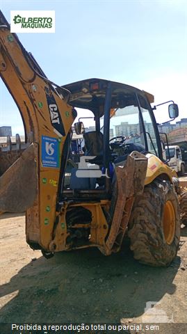 Retro Escavadeira Caterpillar 416E