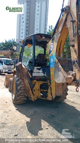 Retro Escavadeira Caterpillar 416E