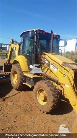 Retro Escavadeira Caterpillar 416F2