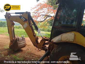 Retro Escavadeira Caterpillar 416E