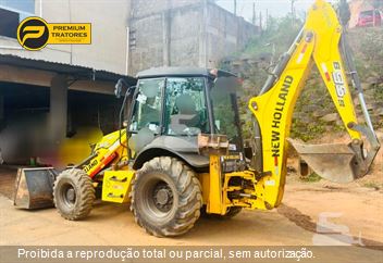 Retro Escavadeira New Holland B95B