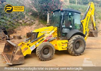 Retro Escavadeira New Holland B95B