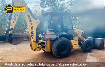 Retro Escavadeira New Holland B95B
