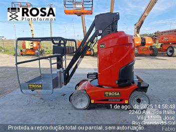 Plataforma Aérea (Elevatória) Manitou 100 VJR